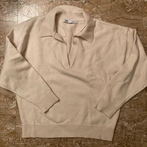ZARA Collared Sweater